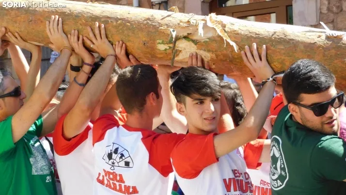 Pingada del Mayo en Vinuesa