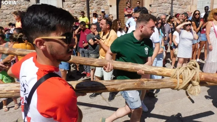 Pingada del Mayo en Vinuesa