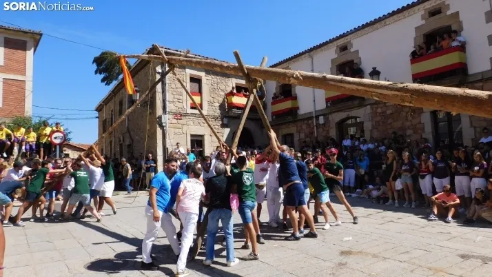 Pingada del Mayo en Vinuesa