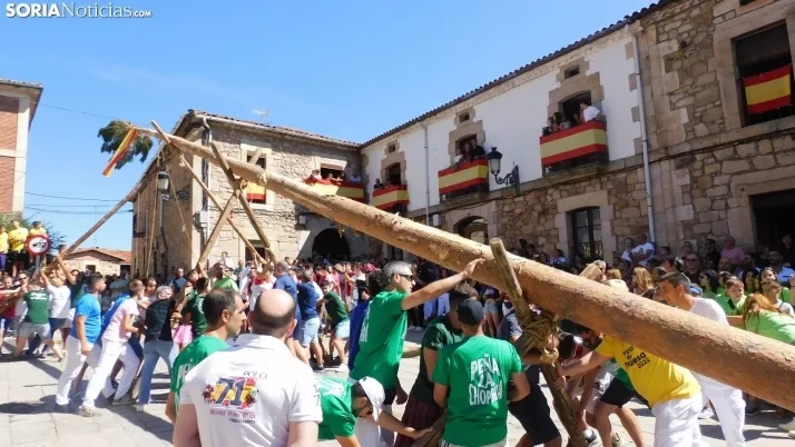 Pingada del Mayo en Vinuesa