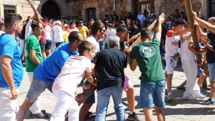 Pingada del Mayo en Vinuesa