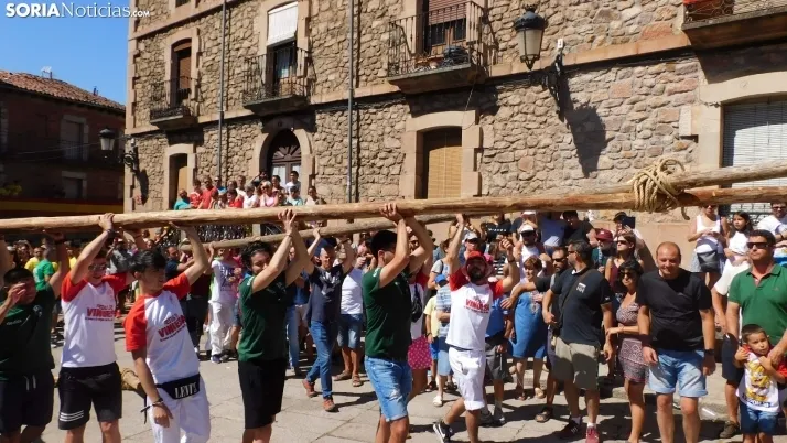Pingada del Mayo en Vinuesa
