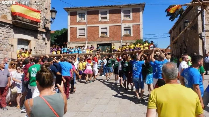 Pingada del Mayo en Vinuesa