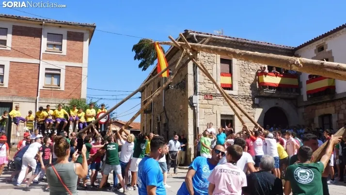 Pingada del Mayo en Vinuesa