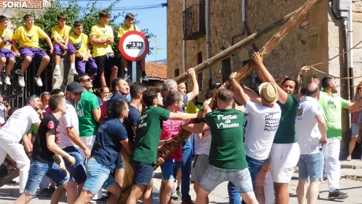 Pingada del Mayo en Vinuesa