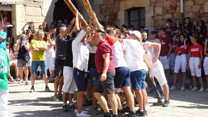 Pingada del Mayo en Vinuesa