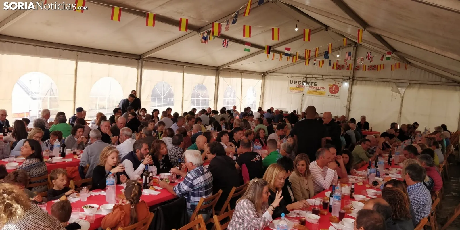 Imagen de la comida de hermandad en unas fiestas. /SN