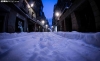 Una calle de la capital durante el temporal Filomena. /Viksar Fotografía