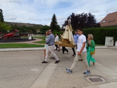 Una imagen de la procesión hoy. /SN