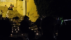 Una imagen del concierto nocturno de este sábado en San Esteban. /SN