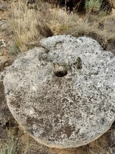 Una de las piedras halladas en Ágreda. /CEAMS