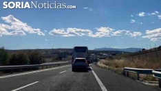 Foto 5 - Retenciones a la salida de la autovía en Ágreda