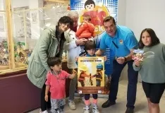 Última jornada de la exposición de Aesclick en Golmayo.