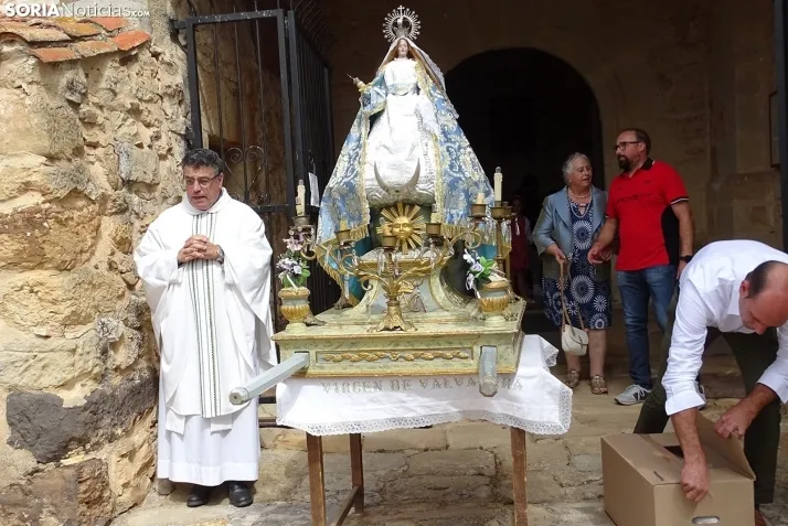 Una imagen de la procesión hoy. /SN