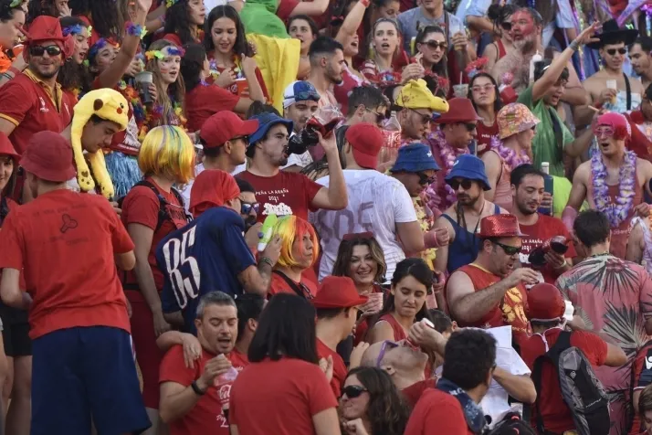 Mucho color y un divertido ambiente en las fiestas de Arcos de Jal&oacute;n