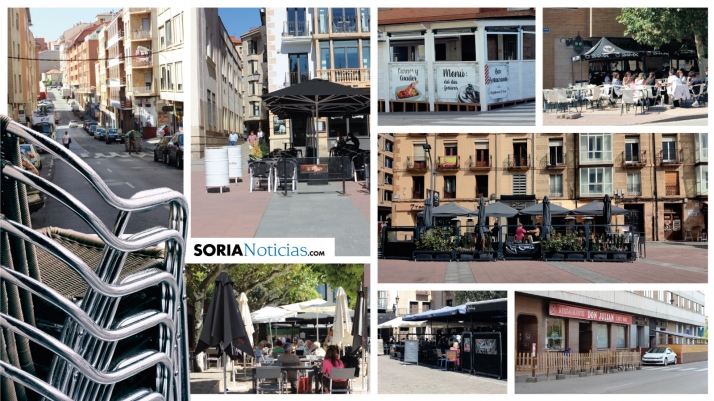 Cuenta atrás para las terrazas de los bares y restaurantes de Soria: ¿Cuáles mantener?¿Cómo regularlas?