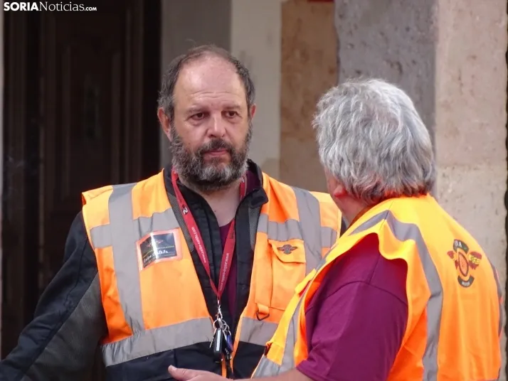Una imagen de la concentración en la plaza Mayor burgense. /SN