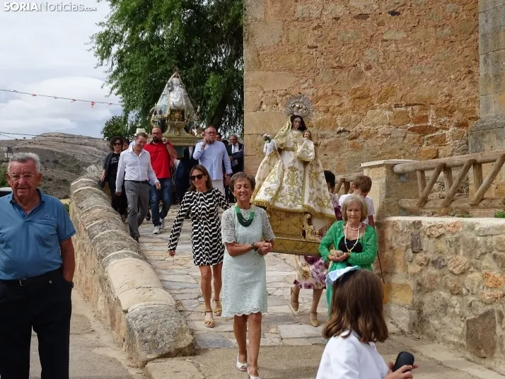 Una imagen de la procesión hoy. /SN