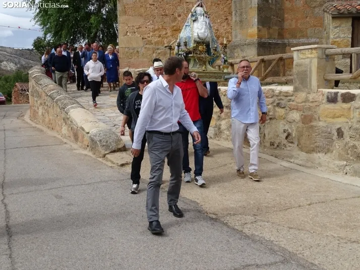 Una imagen de la procesión hoy. /SN