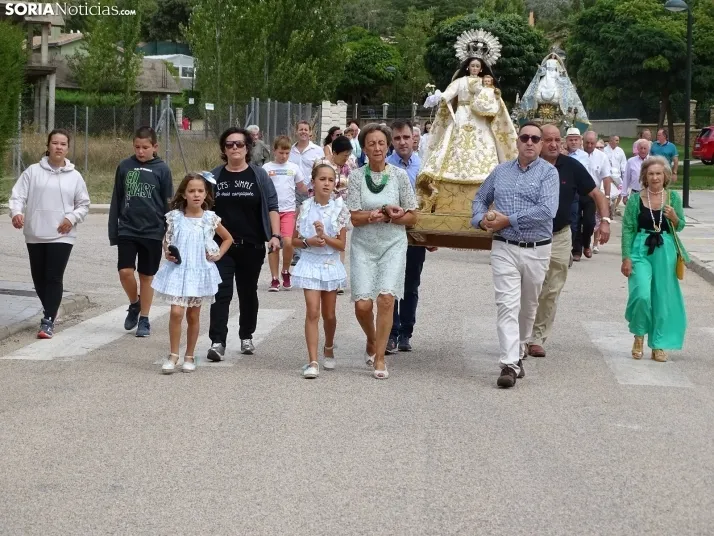 Una imagen de la procesión hoy. /SN