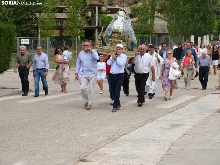 Una imagen de la procesión hoy. /SN
