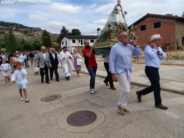 Una imagen de la procesión hoy. /SN
