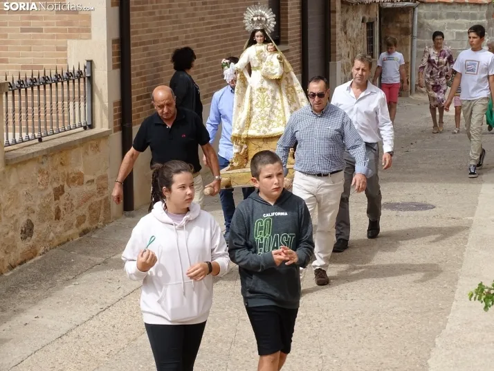 Una imagen de la procesión hoy. /SN