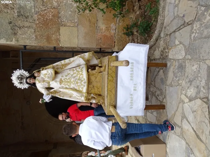 Una imagen de la procesión hoy. /SN