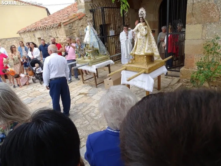 Una imagen de la procesión hoy. /SN