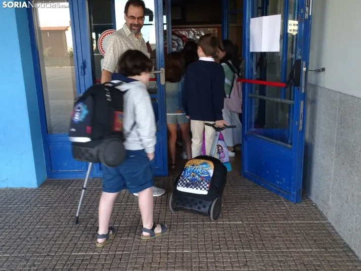 Uno de los centros educativos de la capital esta mañana de viernes. /SN