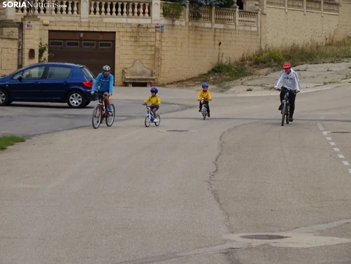 Una imagen del Día de la Bicicleta en Golmayo. /SN