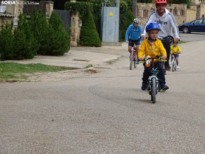 Una imagen del Día de la Bicicleta en Golmayo. /SN