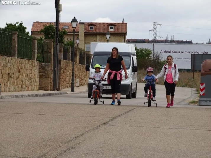 Una imagen del Día de la Bicicleta en Golmayo. /SN