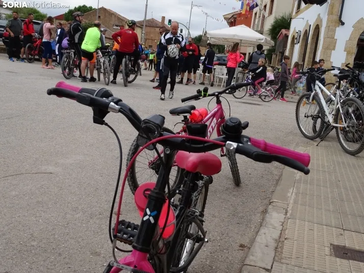 Una imagen del Día de la Bicicleta en Golmayo. /SN