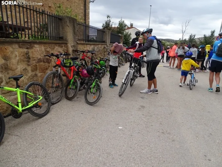 Una imagen del Día de la Bicicleta en Golmayo. /SN