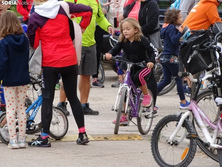 Una imagen del Día de la Bicicleta en Golmayo. /SN