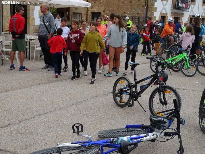 Una imagen del Día de la Bicicleta en Golmayo. /SN