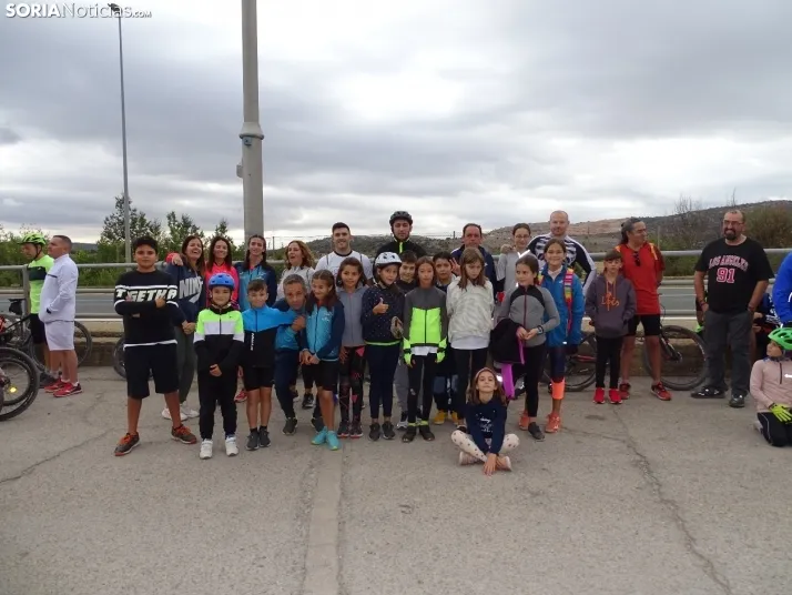 Una imagen del Día de la Bicicleta en Golmayo. /SN