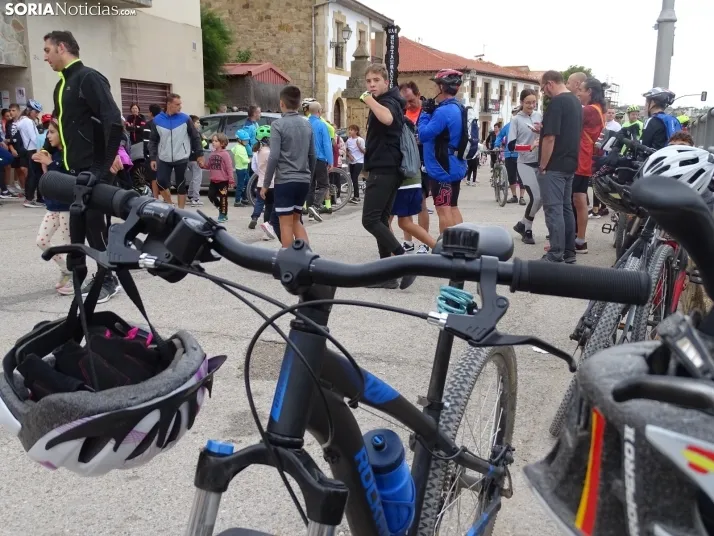 Una imagen del Día de la Bicicleta en Golmayo. /SN