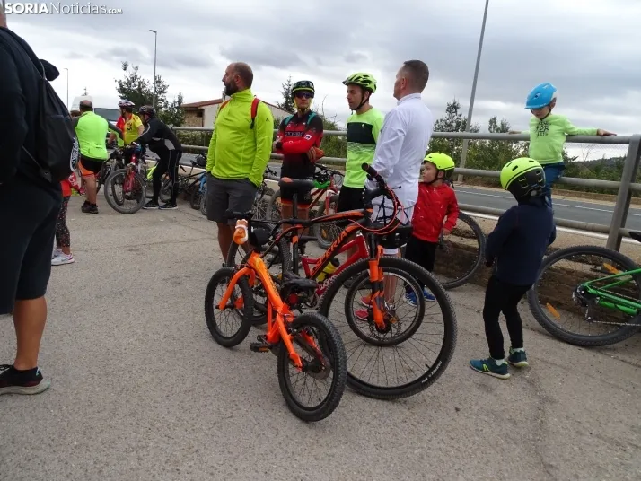 Una imagen del Día de la Bicicleta en Golmayo. /SN