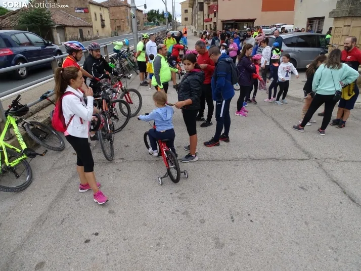 Una imagen del Día de la Bicicleta en Golmayo. /SN