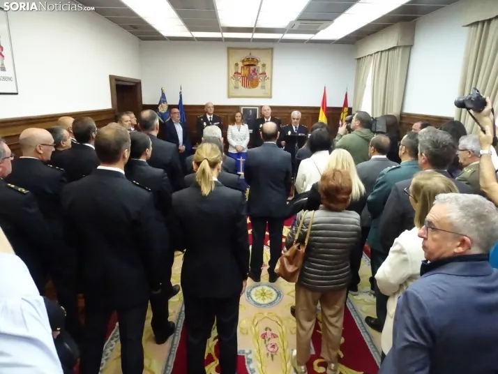 Una imagen de la toma de posesión hoy martes. /SN
