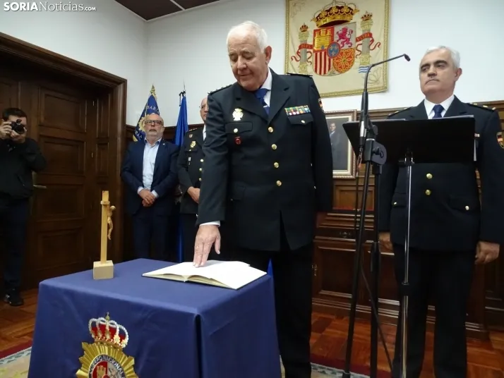 Una imagen de la toma de posesión hoy martes. /SN