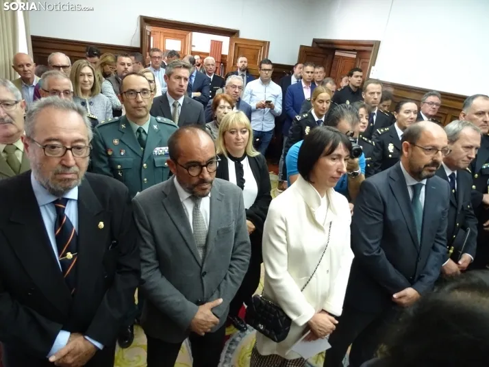 Una imagen de la toma de posesión hoy martes. /SN
