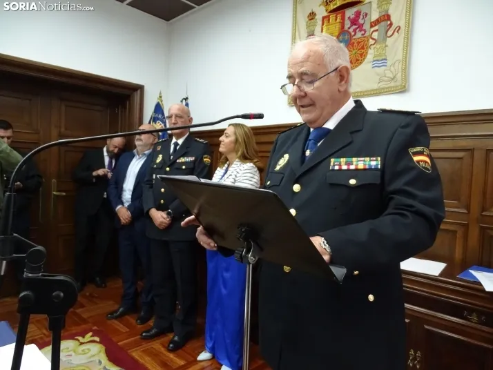 Una imagen de la toma de posesión hoy martes. /SN