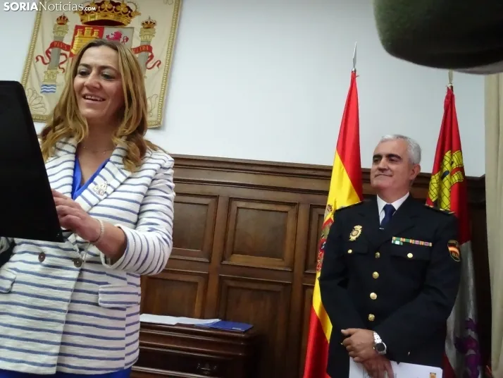Una imagen de la toma de posesión hoy martes. /SN