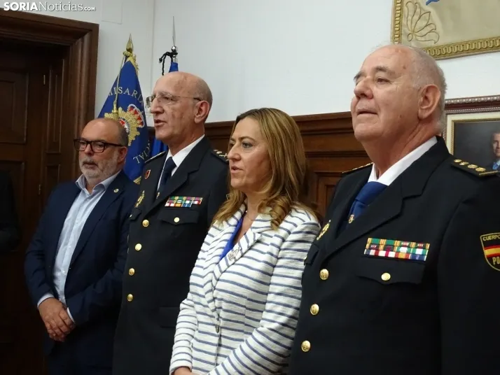 Una imagen de la toma de posesión hoy martes. /SN