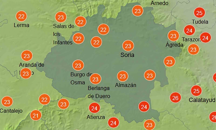 El tiempo en Soria: Pocos cambios hoy jueves