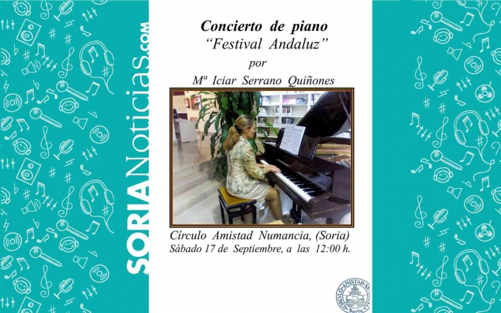 Este sábado, concierto de piano en el Casino