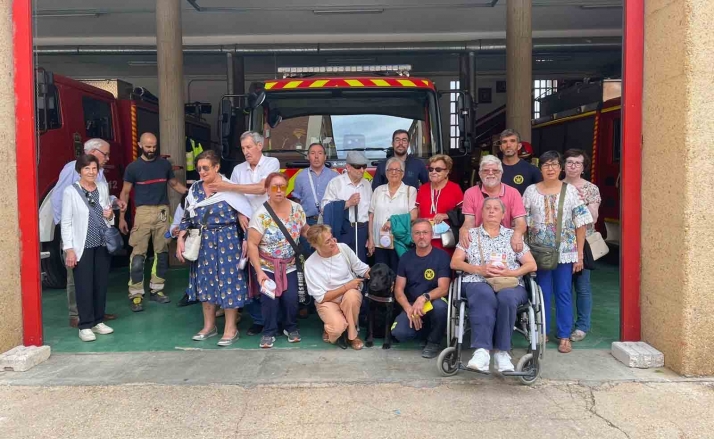 Personas con discapacidad se forman para actuar en caso de incendio